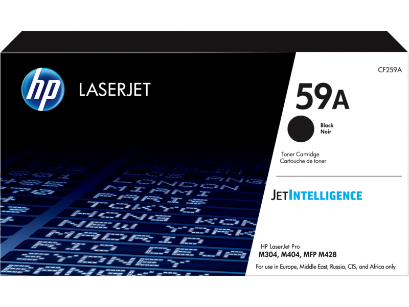 HP 59a Original Black Laserjet Toner Cartridge For HP Lj Pro M404: Mfp M428: HP Lj Ent M406: Mfp M430