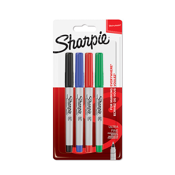 Sharpie Ultra-Fine Permanent Marker:   Assorted Card 4's (NEW CODE)