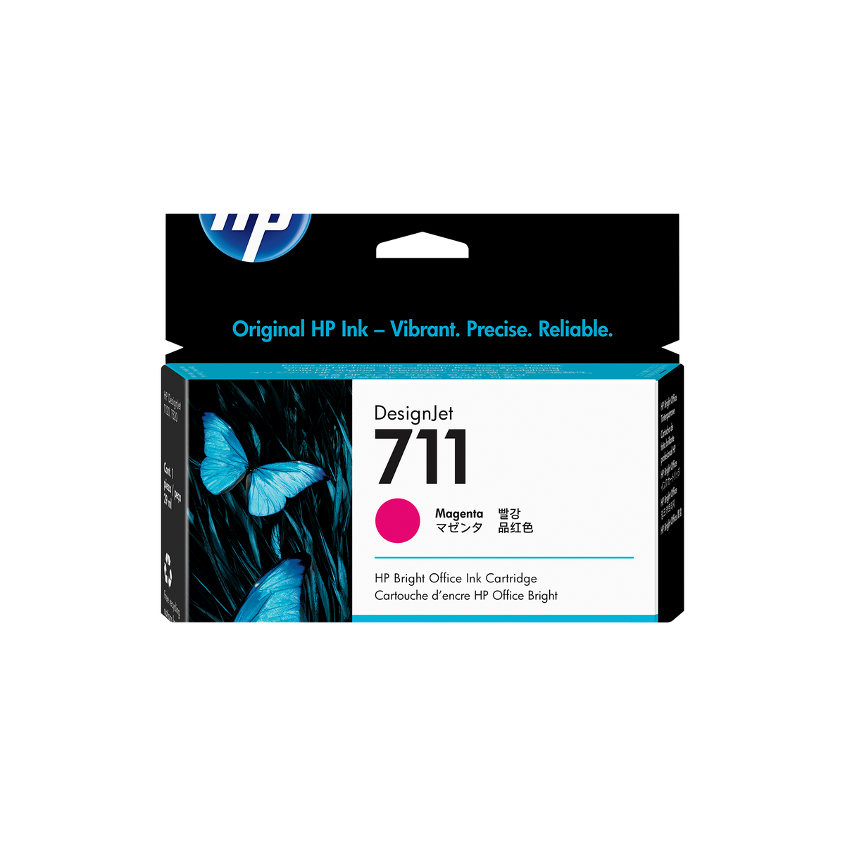 HP 711 29ml Original Magenta Ink Cartridge For Designjet T120 Series
