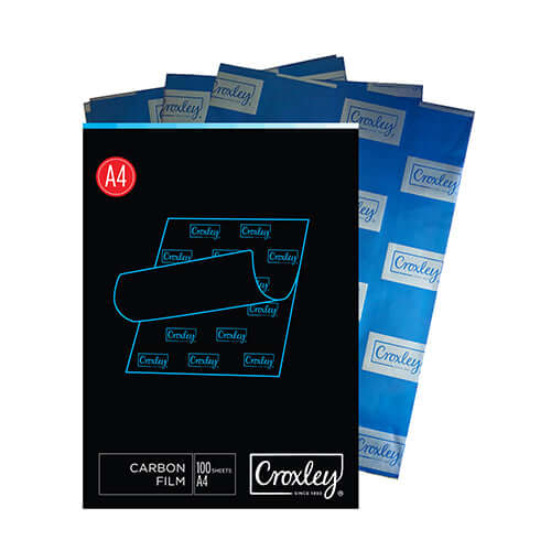CARB100 CARBON FILM A4 100 SHEETS - BLUE INK