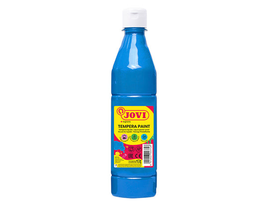 JOVI Tempera Poster Paint 500 ml - Cyan blue