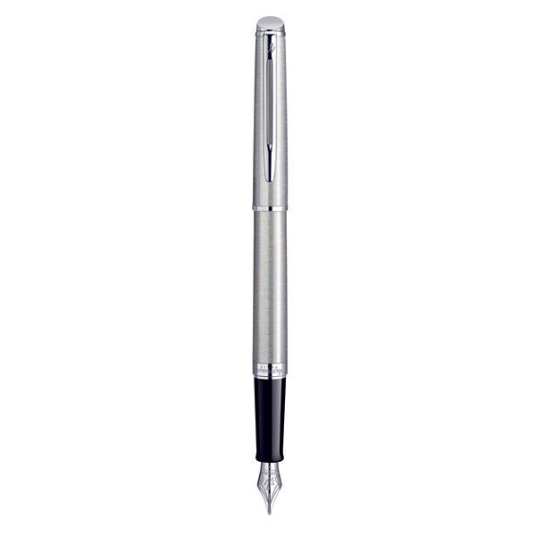 WATERMAN Hemisphere Fountain Pen - Stainless Steel Chrome Trim