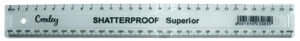RUL1414 CROXLEY 30cm Clear Superior Shatter Proof