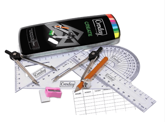 CROXLEY CREATE Maths Set - 11 Piece - MAT3500