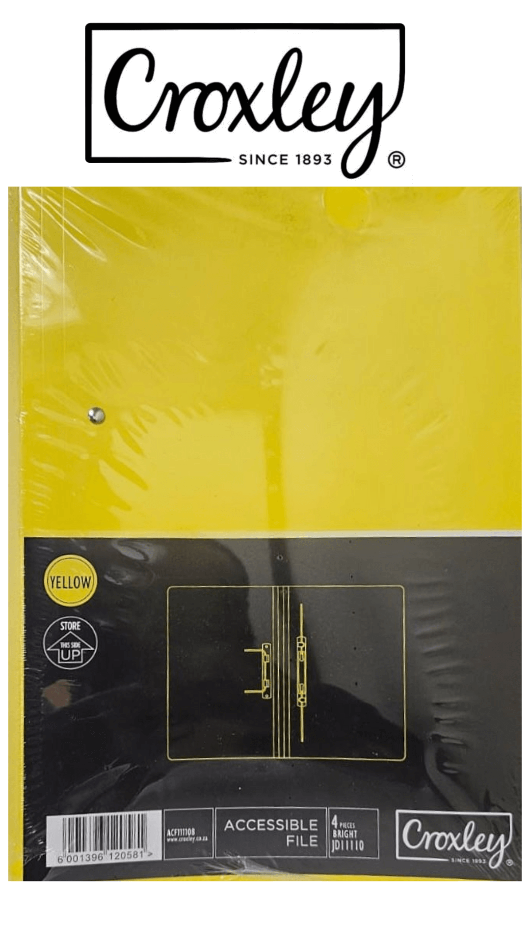 CROXLEY JD1111 Accessible Files (Pack of 4)