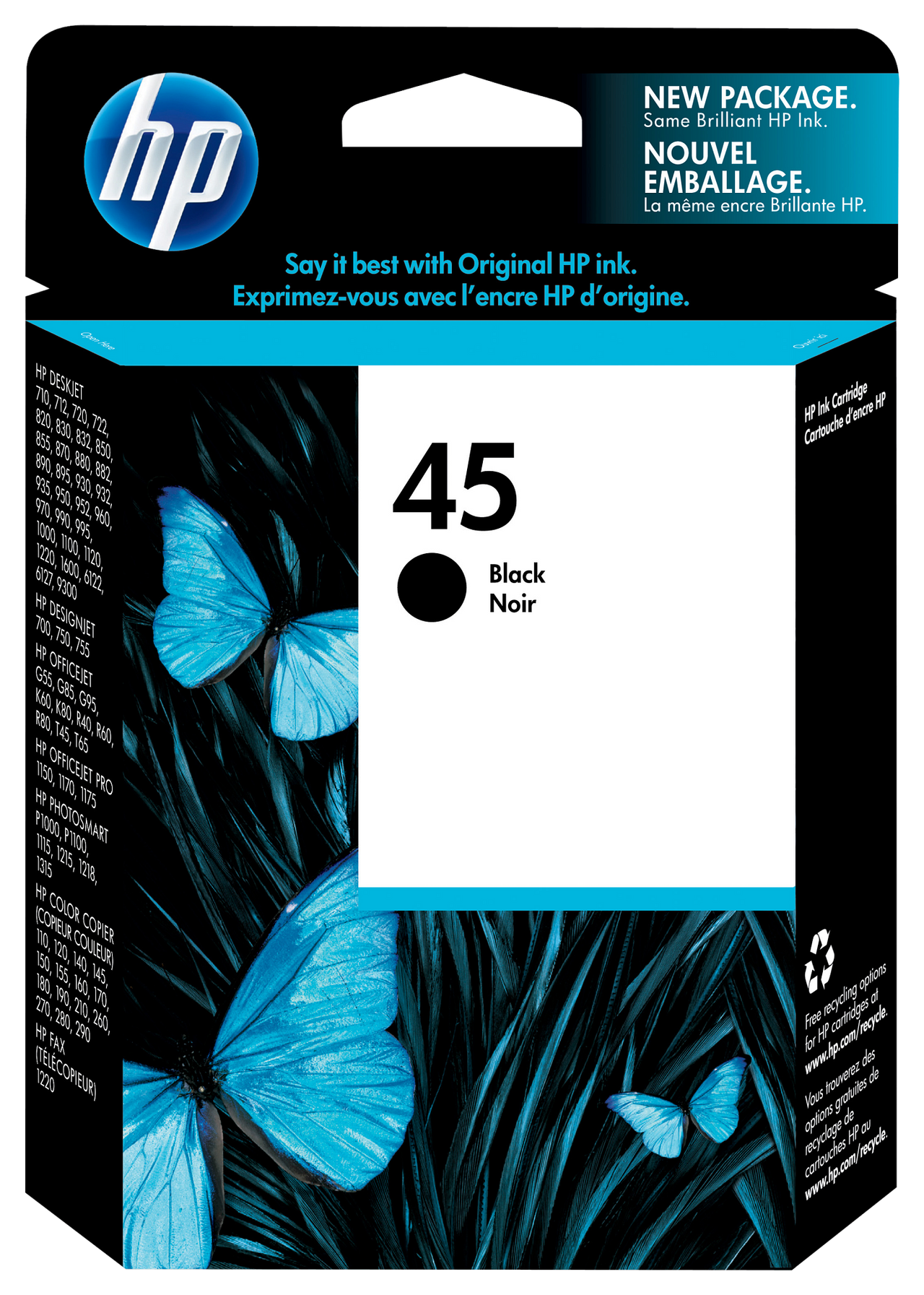 HP 45 Original Black Ink Cartridge