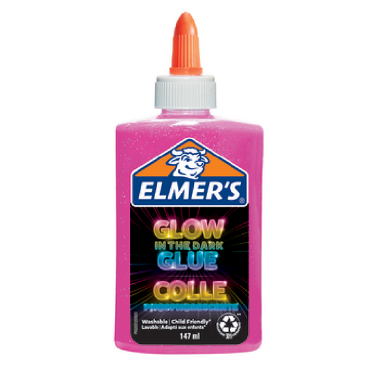ELMERS Liquid Glue - Glow in the Dark Pink 147ml