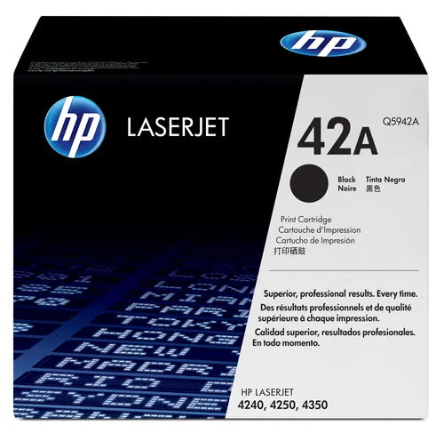 HP 42a Original Black Laserjet Toner Cartridge