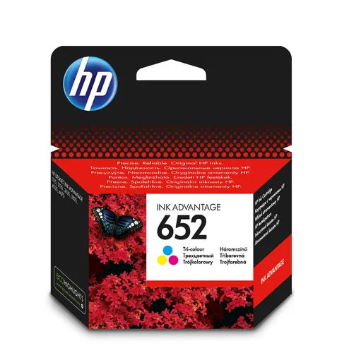 HP 652 Tricolor Ink Advantage Cartridge