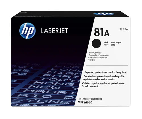 HP 81a Original Black Laserjet Toner Cartridge