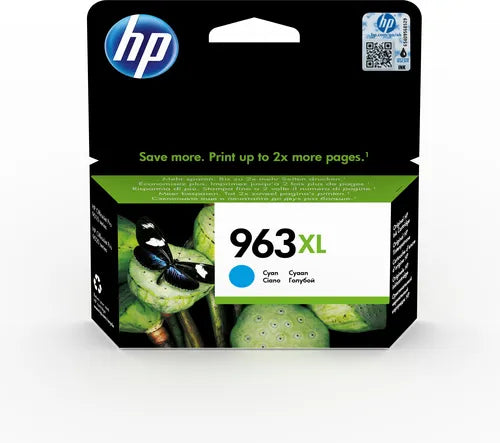 HP 963xl High Yield Original Cyan Ink Cartridge
