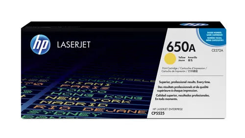 HP 650a Original Yellow Laserjet Toner Cartridge