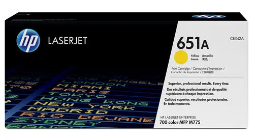 HP 651a Original Yellow Laserjet Toner Cartridge