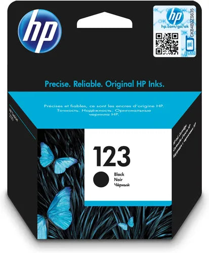 HP 123 Original Black Ink Cartridge
