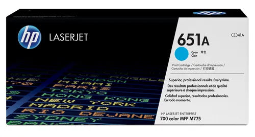 HP 651a Original Cyan Laserjet Toner Cartridge