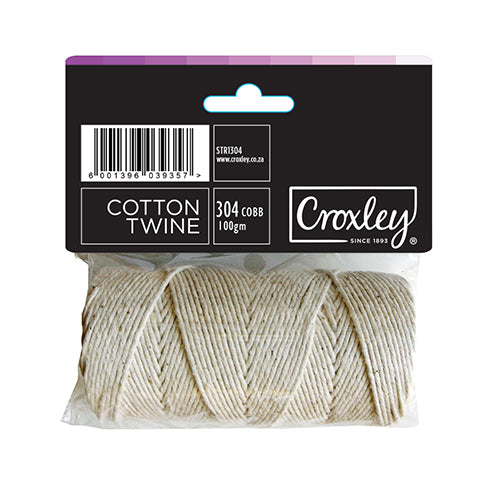 CROXLEY Cotton Twine 100gm 304 COB Each