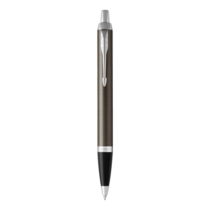 PARKER IM Ballpoint Pen - Dark Espresso Chrome Trim