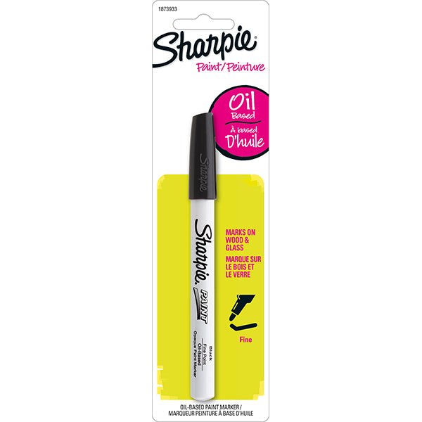 SHARPIE Paint Marker Extra Fine Black 1 per Card