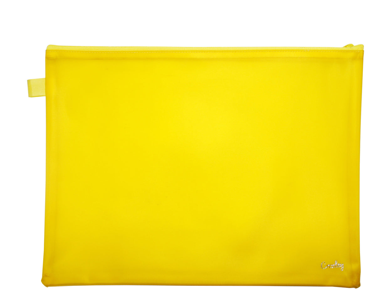CROXLEY CREATE Bright PVC NEON Book Bag (Yellow)