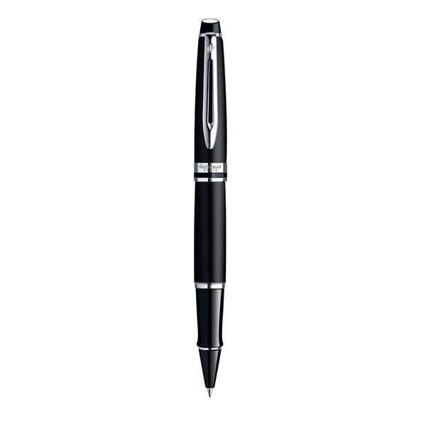 WATERMAN Expert  Rollerball Pen - Matte Black Chrome Trim