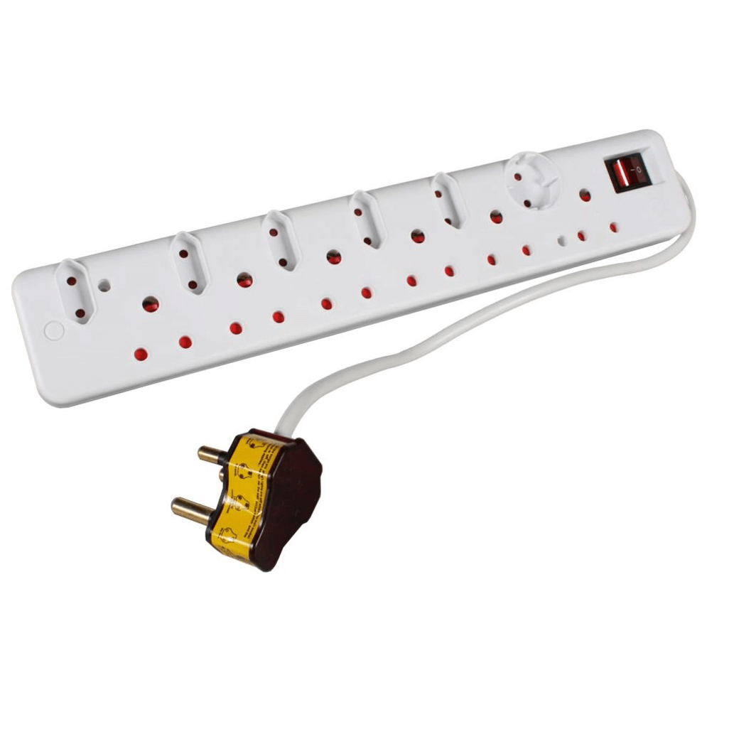 Ellies 12 Way High Surge Multiplug 0.5M with multiple outlets and surge protection for safe electrical use.