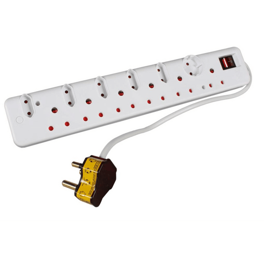 Ellies 12 Way High Surge Multiplug 0.5M with multiple outlets and surge protection for safe electrical use.