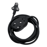 Ellies Back to Back Light Duty Extension Lead-20M with black cord and multi-socket design.