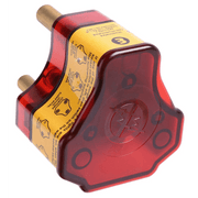 Ellies re-wireable high surge plug top with a red design and label, ideal for electrical safety and flexibility.