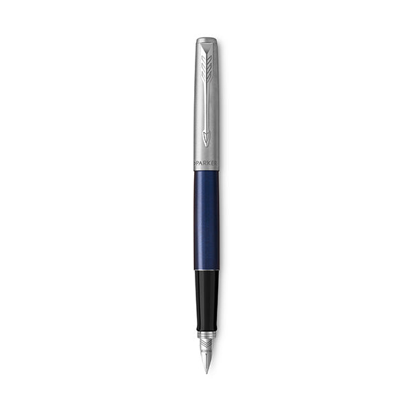 PARKER Jotter Fountain Pen - Royal Blue Chrome Trim