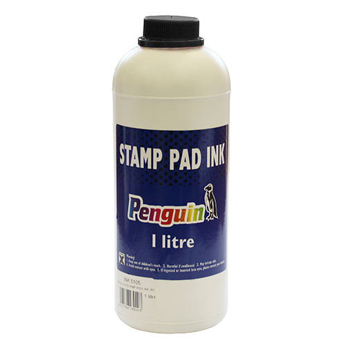 PENGUIN Stamp Pad Ink - 1 Litre (Black)
