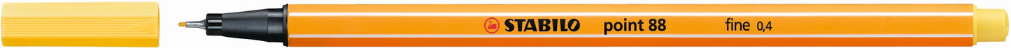 STABILO Point 88 Fineliner Yellow Each
