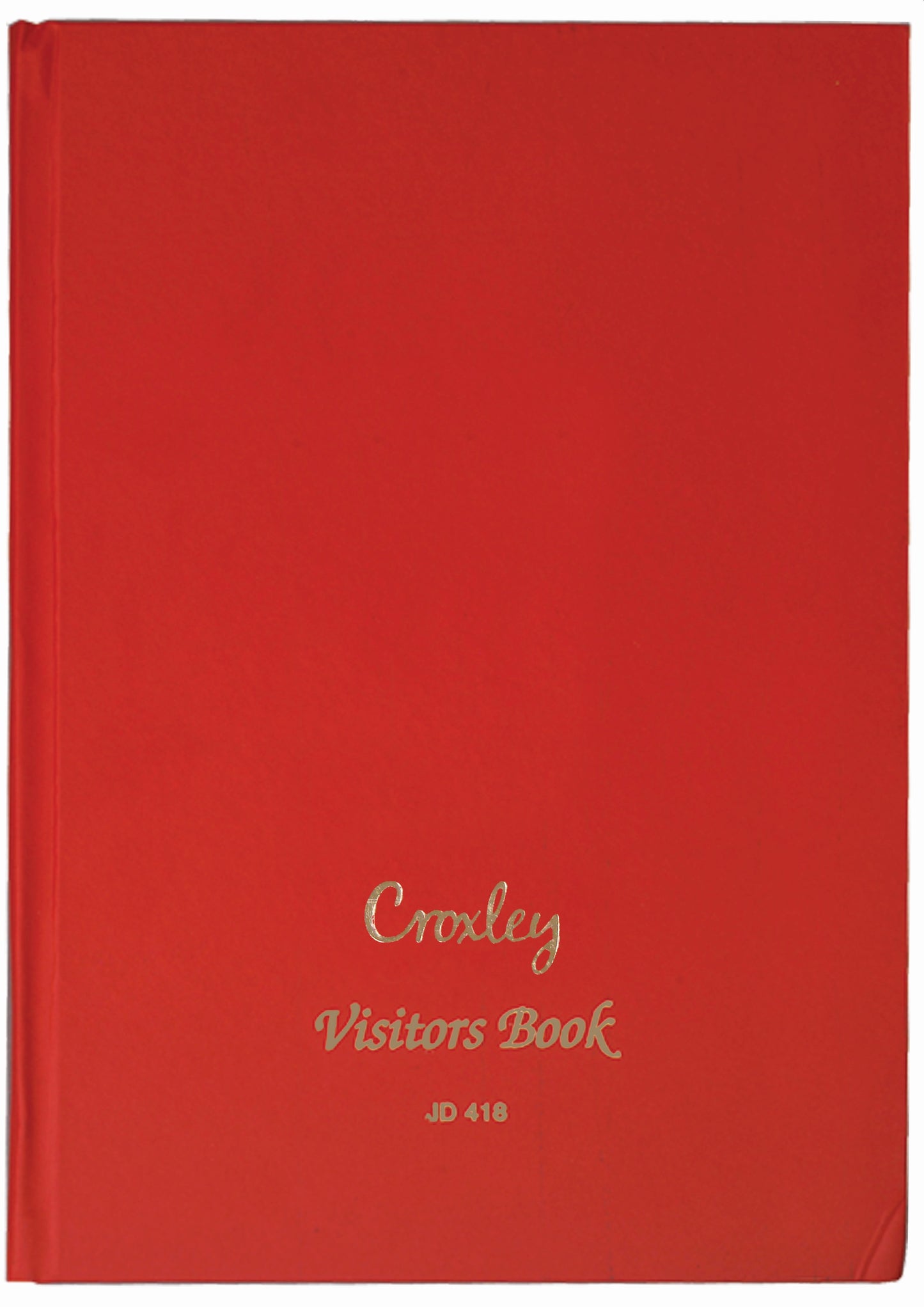 CROXLEY JD418 Visitors Book A4 192 Page Printed Full Bound Each