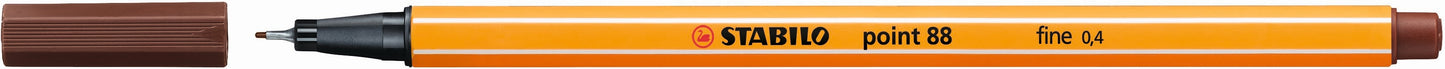 STABILO Point 88 Fineliner Brown Each