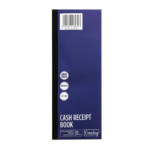 CROXLEY JD407 Cash Receipt Book Duplicate 300x11 (5 to view) Pack of 10