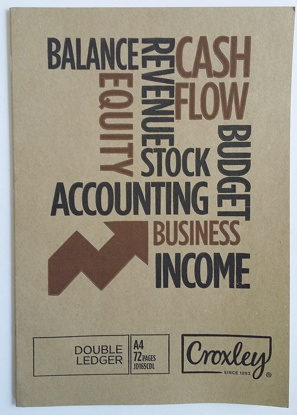 CROXLEY JD165 72 Page - Double Ledger Pack of 10
