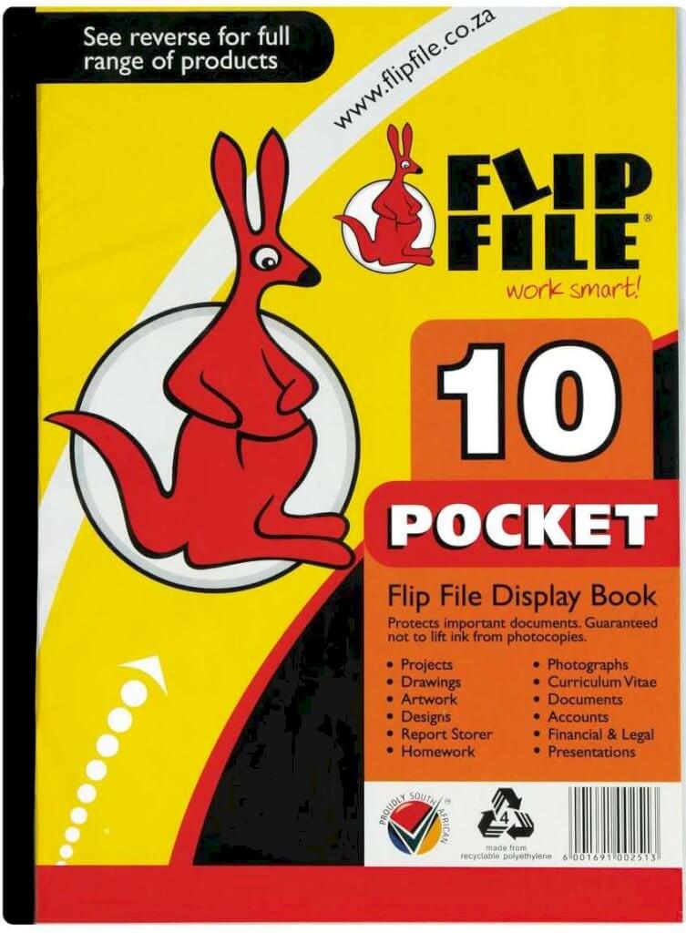 FLIPF2/410 FLIP FILE - A4 (10 Pocket)