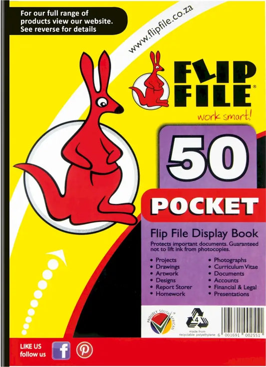 FLIPF2/450 Flip File - A4 (50 Pocket):