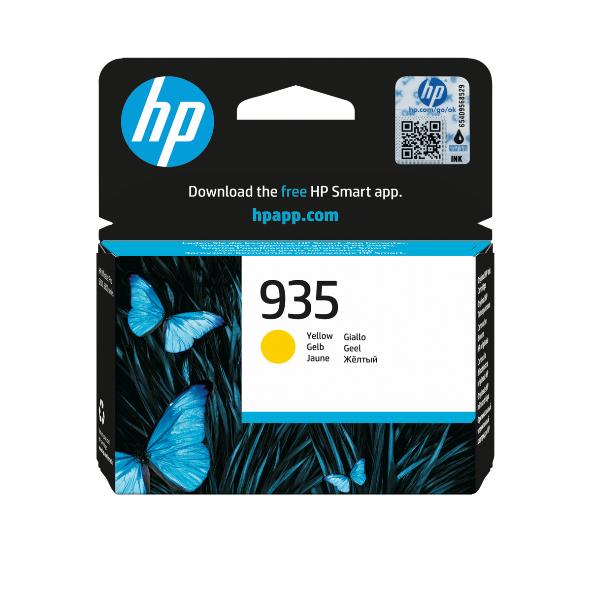 HP 935 Original Yellow Ink Cartridge For HP Officejet Pro 6200: 6800 series