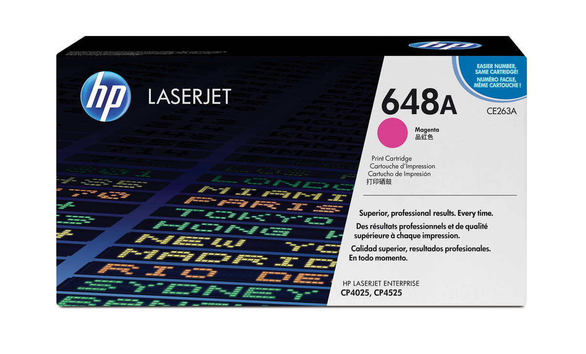 HP 648a Original Magenta Laserjet Toner Cartridge For HP Color Laserjet Cp4025:cp4525