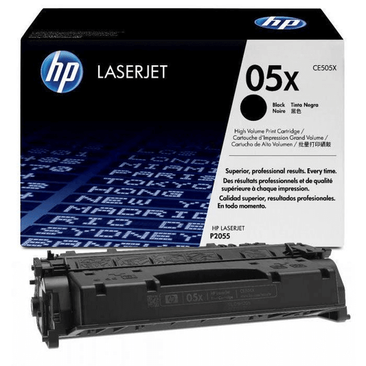 HP 05X High Yield Black Original LaserJet Toner Cartridge 6 500 pgs