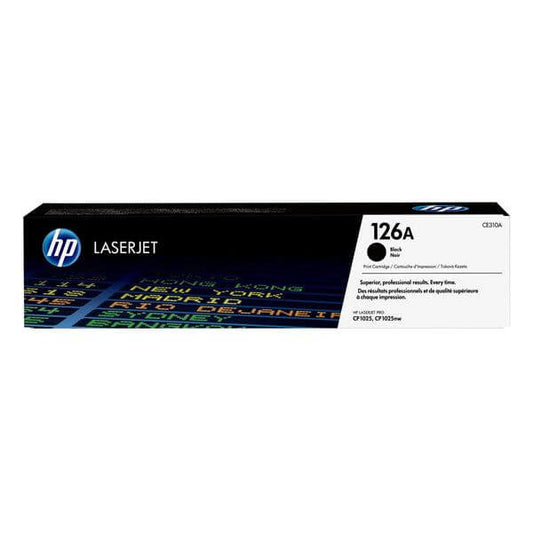 HP 126A Black Original LaserJet Toner Cartridge 1 200 pgs