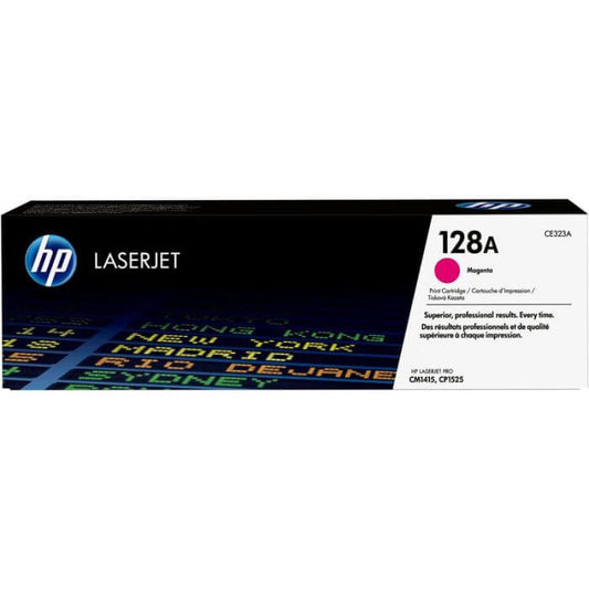 HP 128A Magenta Original LaserJet Toner Cartridge 1 300 pgs