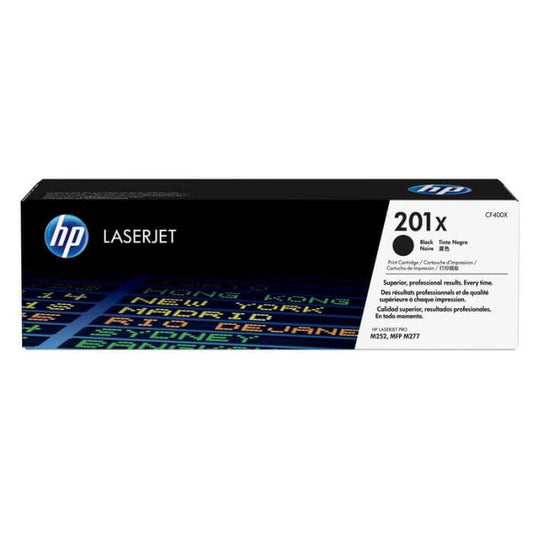 HP 201X High Yield Black Original LaserJet Toner Cartridge 2 800 pgs