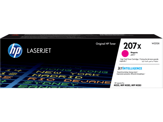 HP 207X Magenta LaserJet Toner Cartridge,~2450 pages