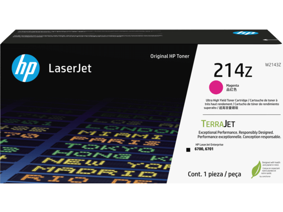 HP 214Z Magenta Original LaserJet Toner Cartridge ~ 26,000 pages