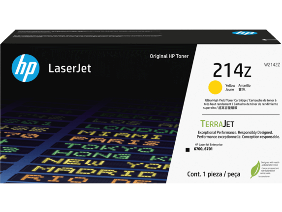 HP 214Z Yellow Original LaserJet Toner Cartridge ~ 26,000 pages