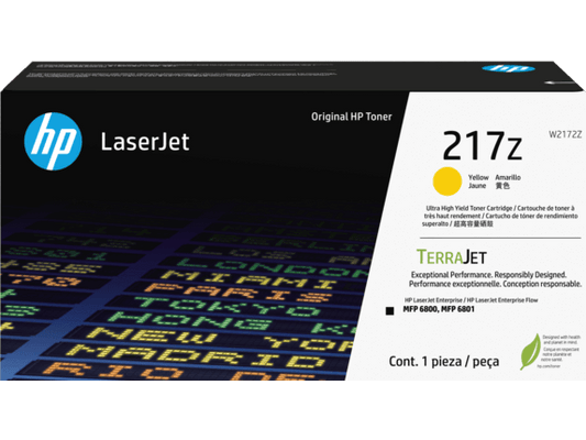 HP 217Z Yellow Original LaserJet Toner Cartridge ~ 24,000 pages