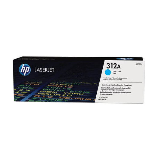HP 312A Cyan Original LaserJet Toner Cartridge 2 700 pgs