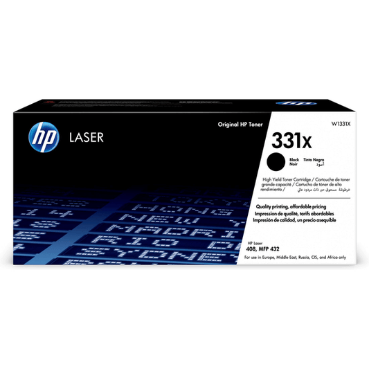 HP 331X High Yield Black Original Laser Toner Cartridge,~15,000 pages