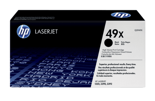 HP 49X High Yield Black Original LaserJet Toner Cartridge 6 000 pgs